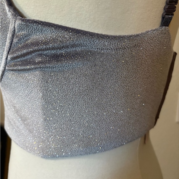 Victoria’s Secret NWT Gray Shimmer Velvet Underwire Bra with Sweetheart Neckline - Picture 5 of 13